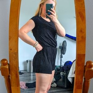 Black Soft Romper - Size M
